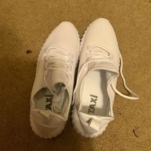 Triple colored sneakers